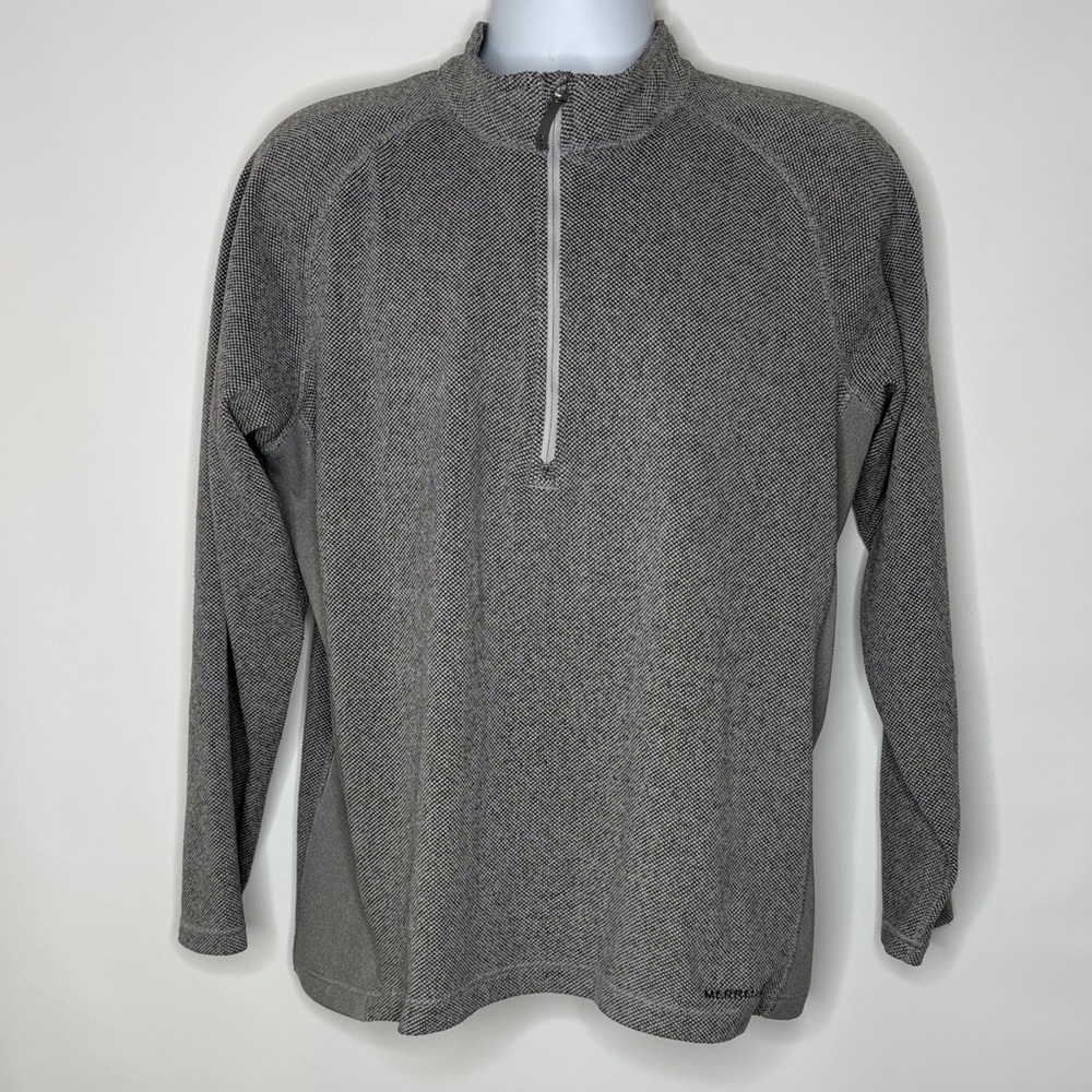 Merrell Charcoal Zip-Up Sweater